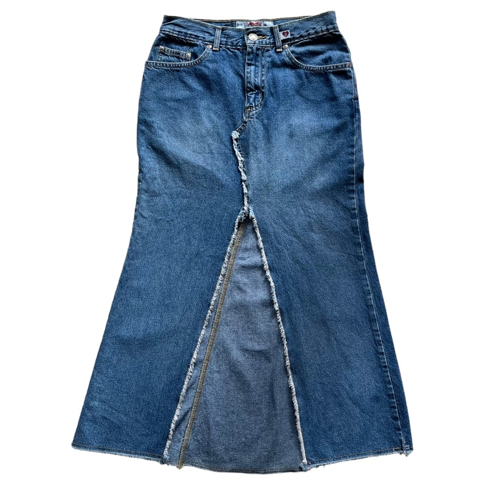 Vintage Fragile Jean Skirt